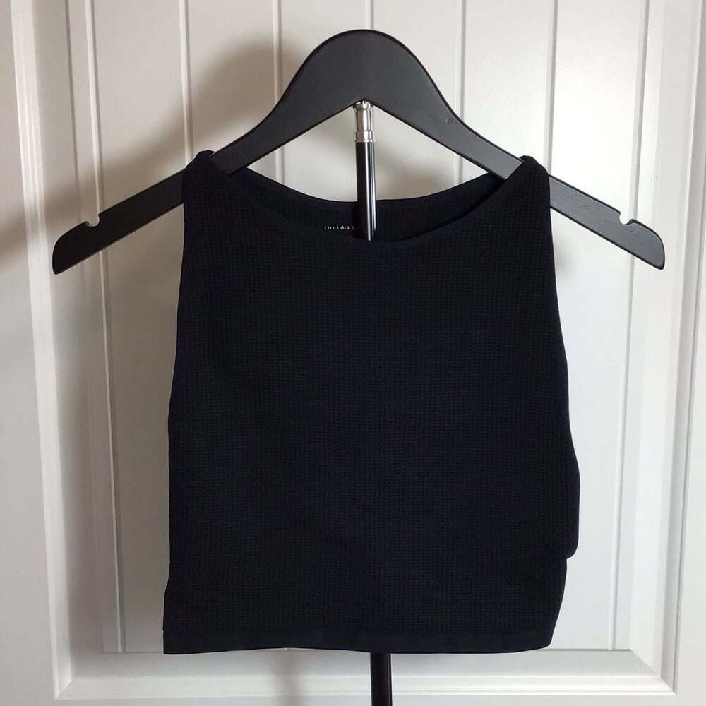 Free People Intimately Waffle Knit Halter  Crop Top Size M - L Summer Chic
